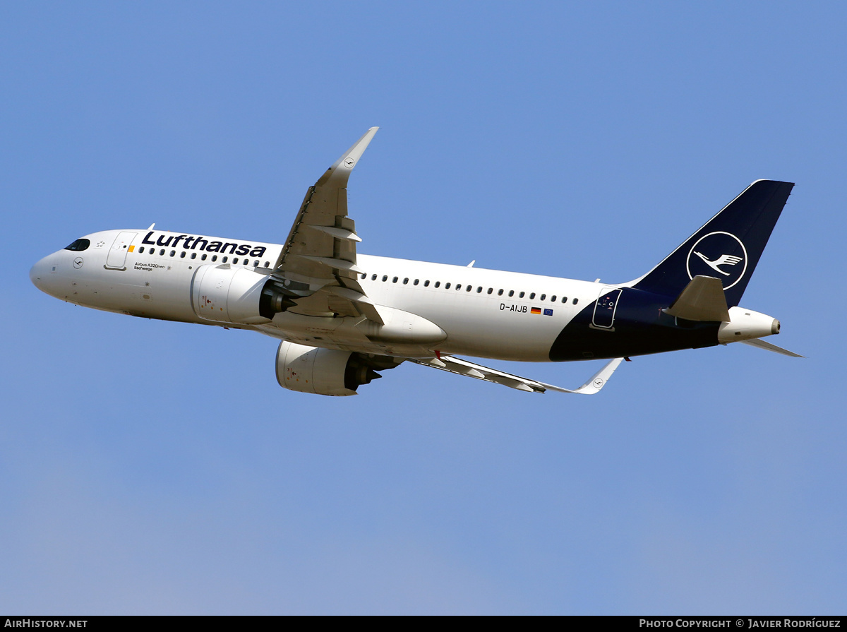 Aircraft Photo of D-AIJB | Airbus A320-271N | Lufthansa | AirHistory.net #456236