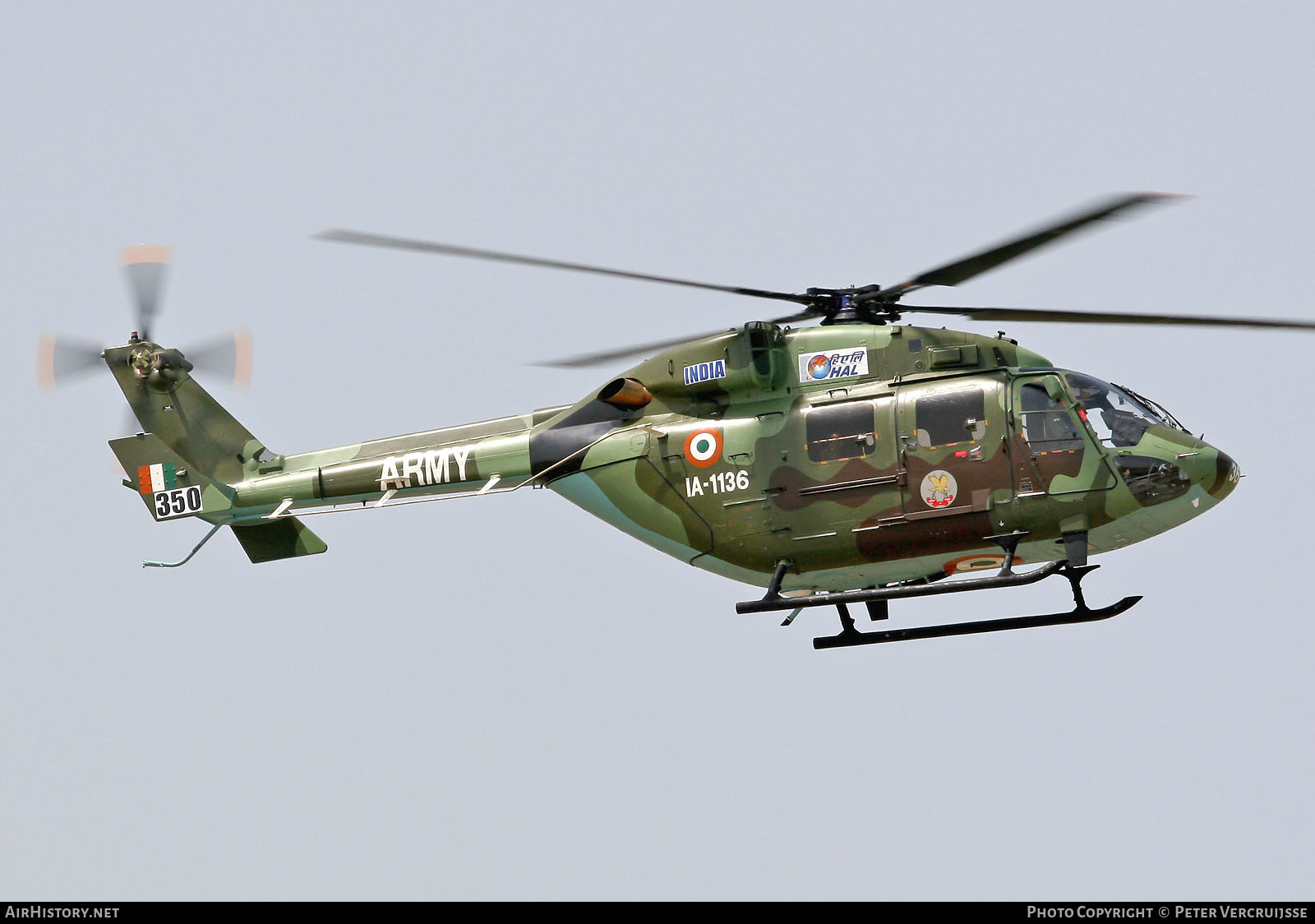 Aircraft Photo of IA1136 | Hindustan ALH Dhruv | India - Army | AirHistory.net #456241