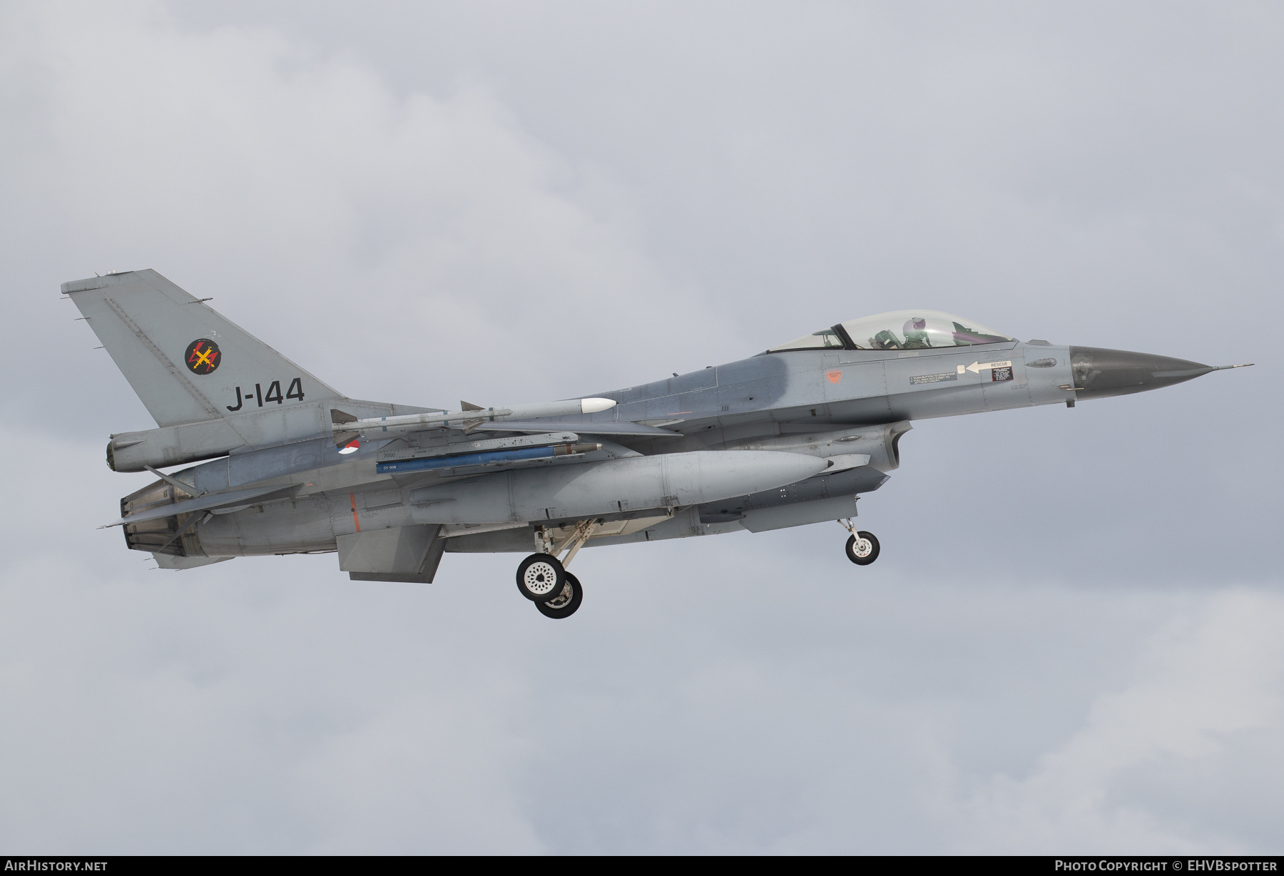 Aircraft Photo of J-144 | General Dynamics F-16AM Fighting Falcon | Netherlands - Air Force | AirHistory.net #456253