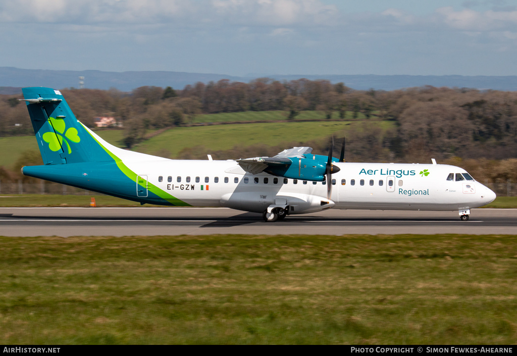 Aircraft Photo of EI-GZW | ATR ATR-72-600 (ATR-72-212A) | Aer Lingus Regional | AirHistory.net #456260