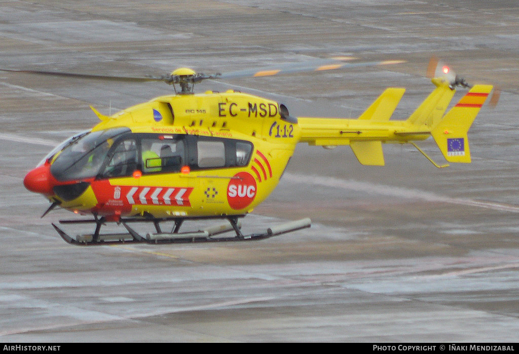 Aircraft Photo of EC-MSD | Airbus Helicopters EC-145 (BK-117 D-2) | Babcock International | AirHistory.net #456306