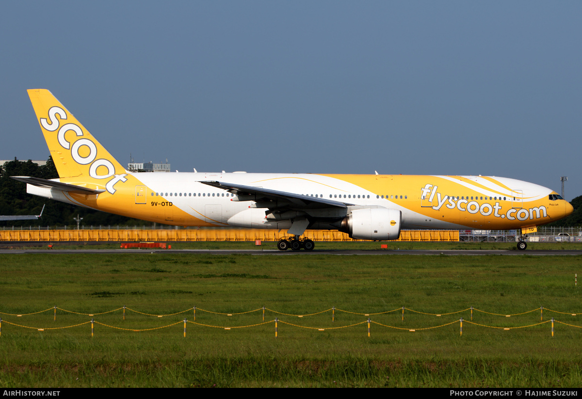 Aircraft Photo of 9V-OTD | Boeing 777-212/ER | Scoot | AirHistory.net #456316