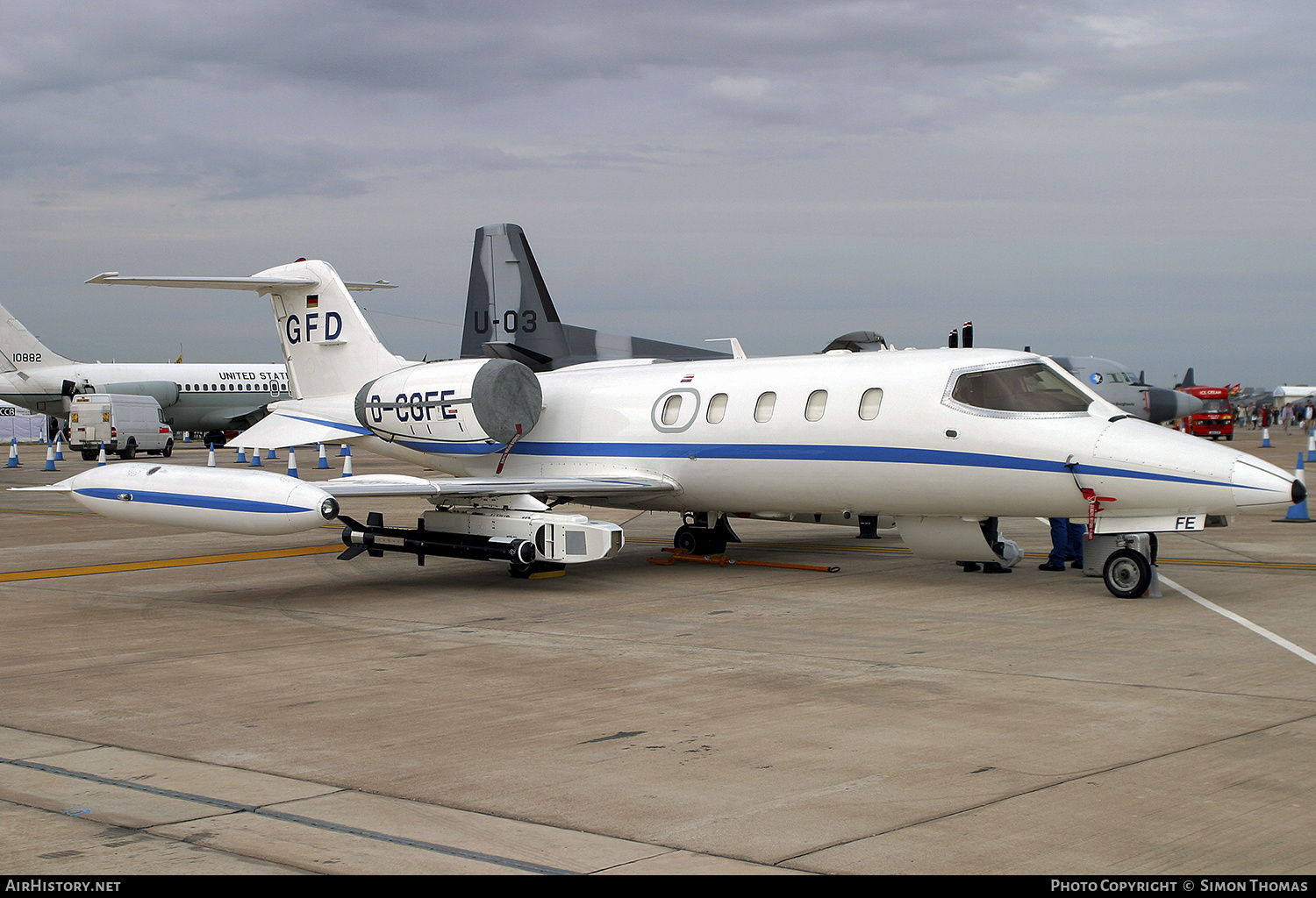 Aircraft Photo of D-CGFE | Learjet 36A | GFD - Gesellschaft für Flugzieldarstellung | AirHistory.net #456326