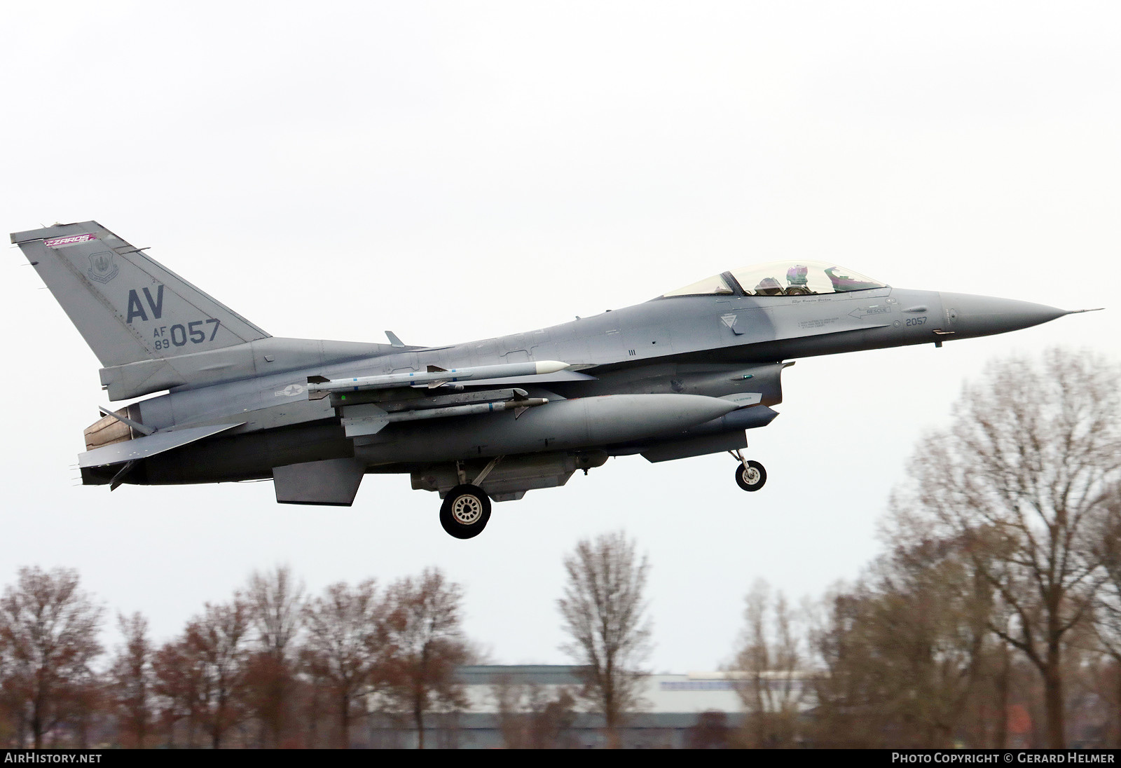 Aircraft Photo of 89-2057 / AF89-057 | Lockheed Martin F-16CM Fighting Falcon | USA - Air Force | AirHistory.net #456336