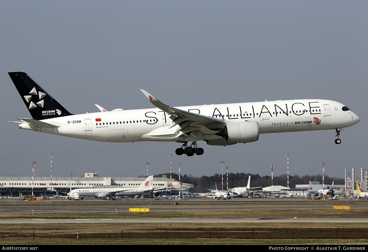 Aircraft Photo of B-308M | Airbus A350-941 | Air China | AirHistory.net #456349