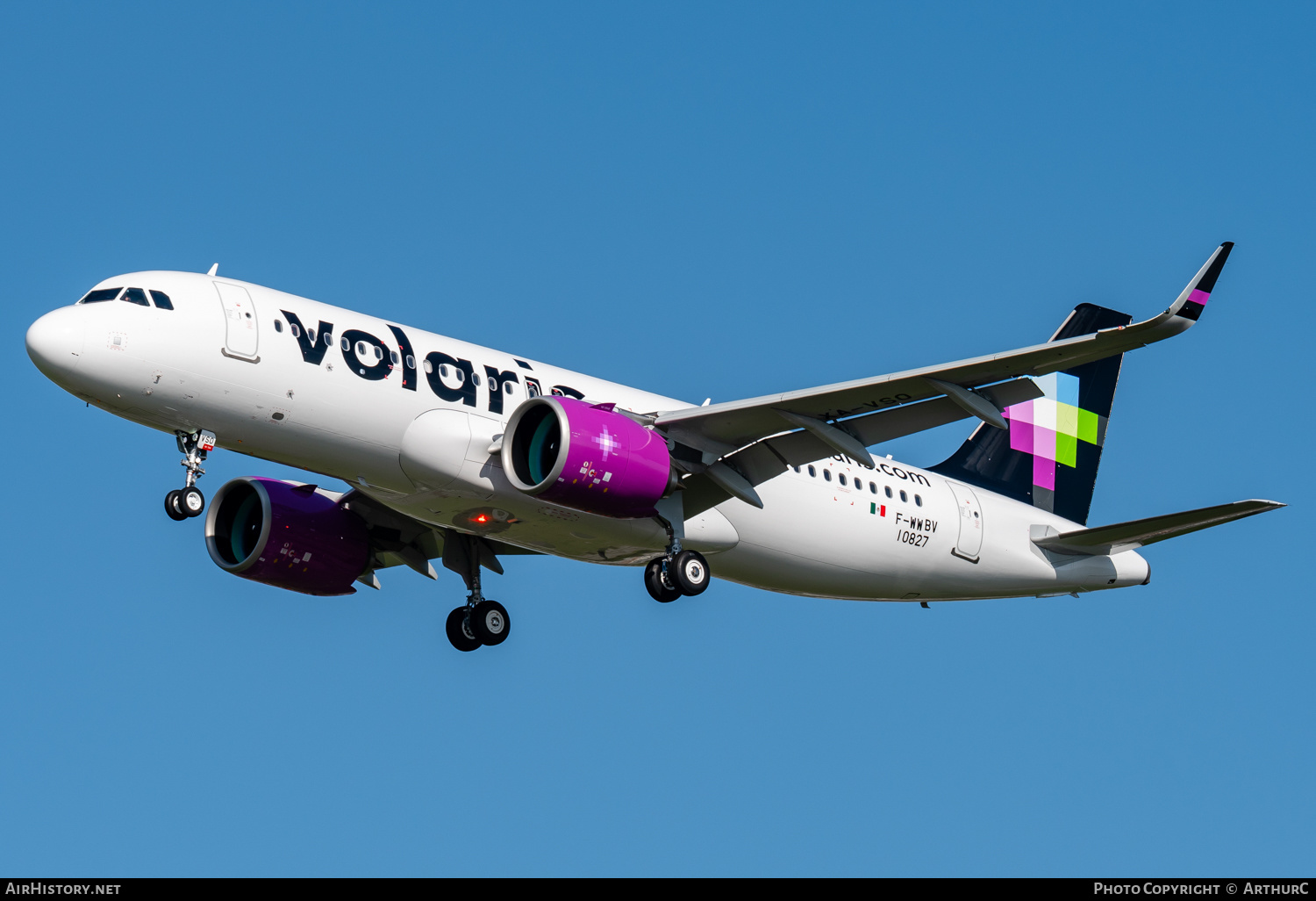 Aircraft Photo of F-WWBV / XA-VSO | Airbus A320-271N | Volaris | AirHistory.net #456356