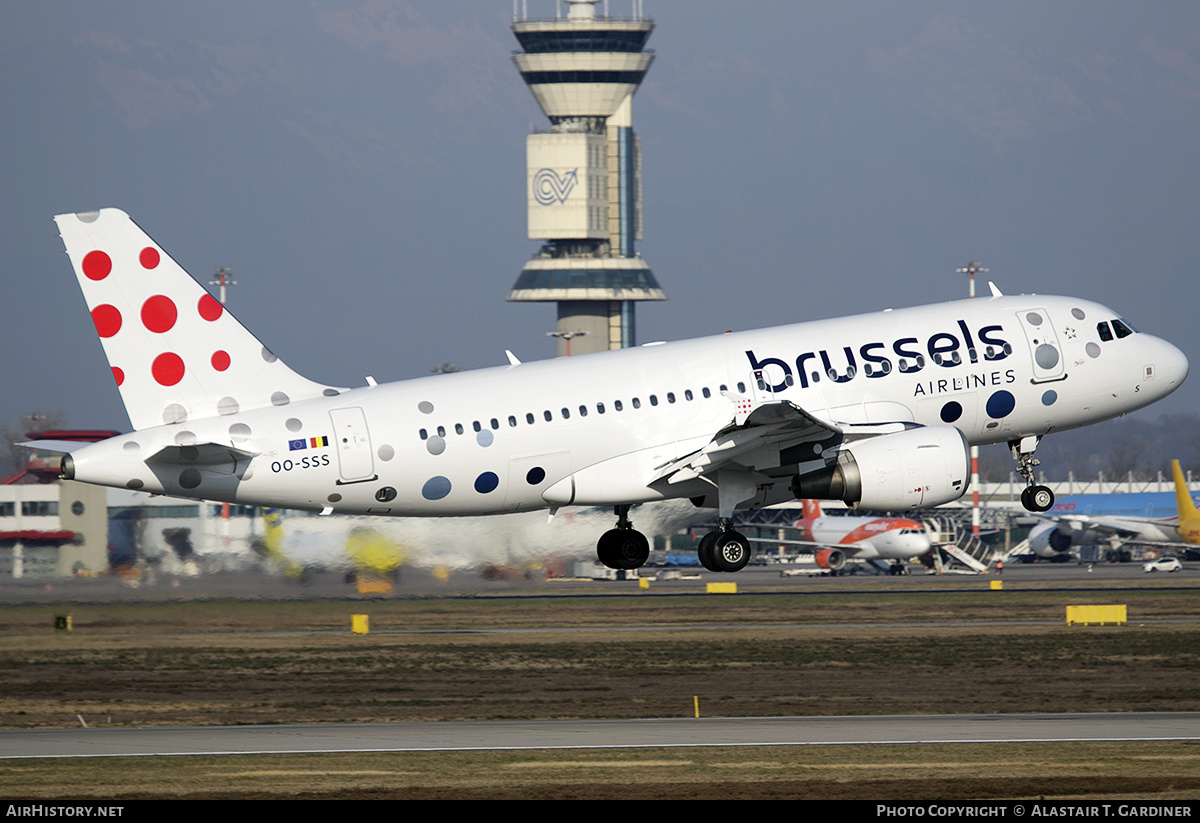 Aircraft Photo of OO-SSS | Airbus A319-111 | Brussels Airlines | AirHistory.net #456382