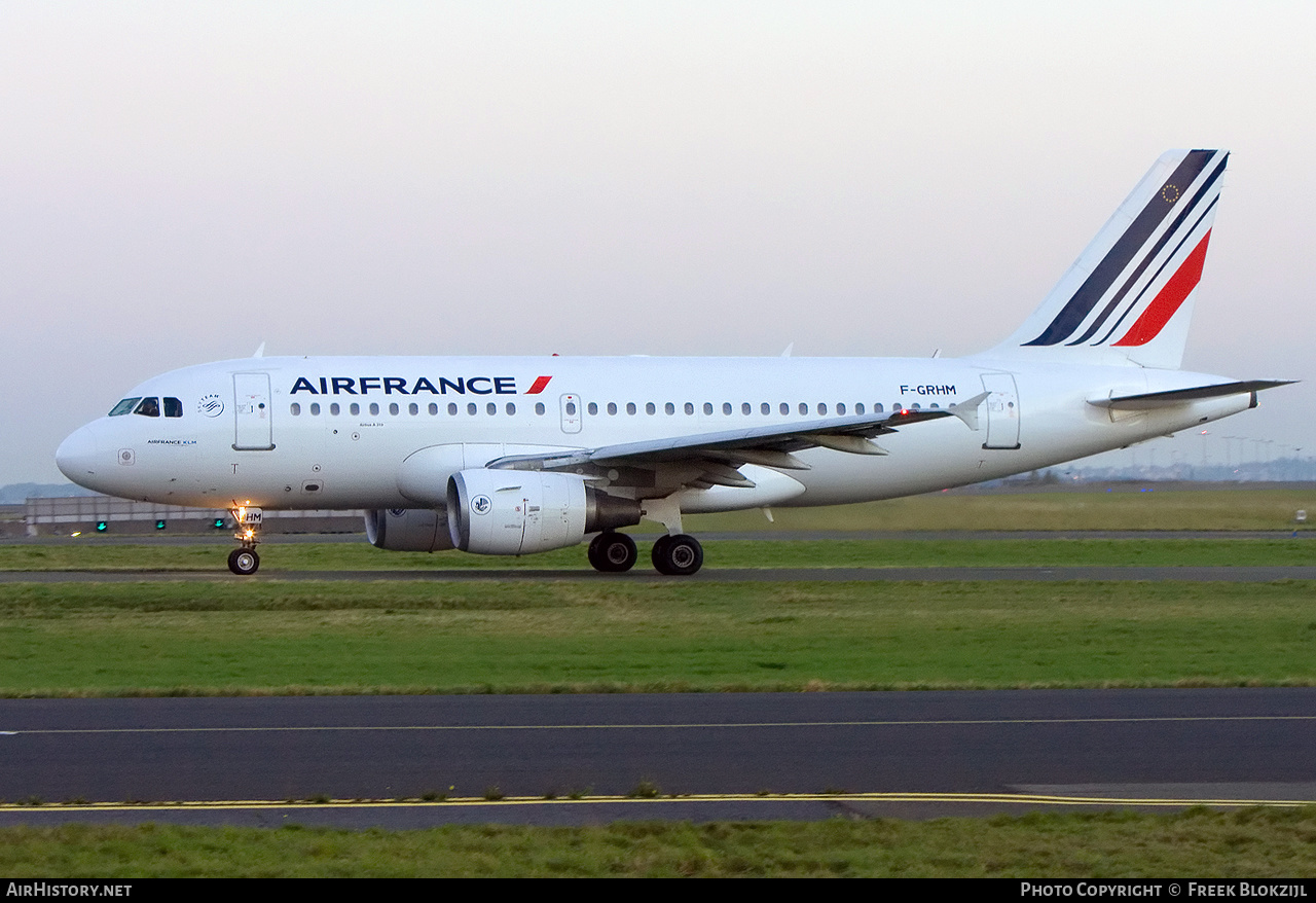 Aircraft Photo of F-GRHM | Airbus A319-111 | Air France | AirHistory.net #456388