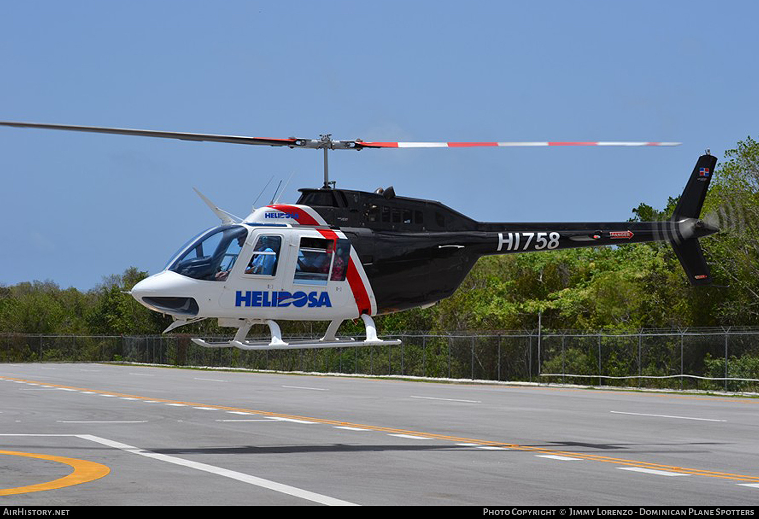 Aircraft Photo of HI758 | Bell 206A JetRanger | Helidosa | AirHistory.net #456420