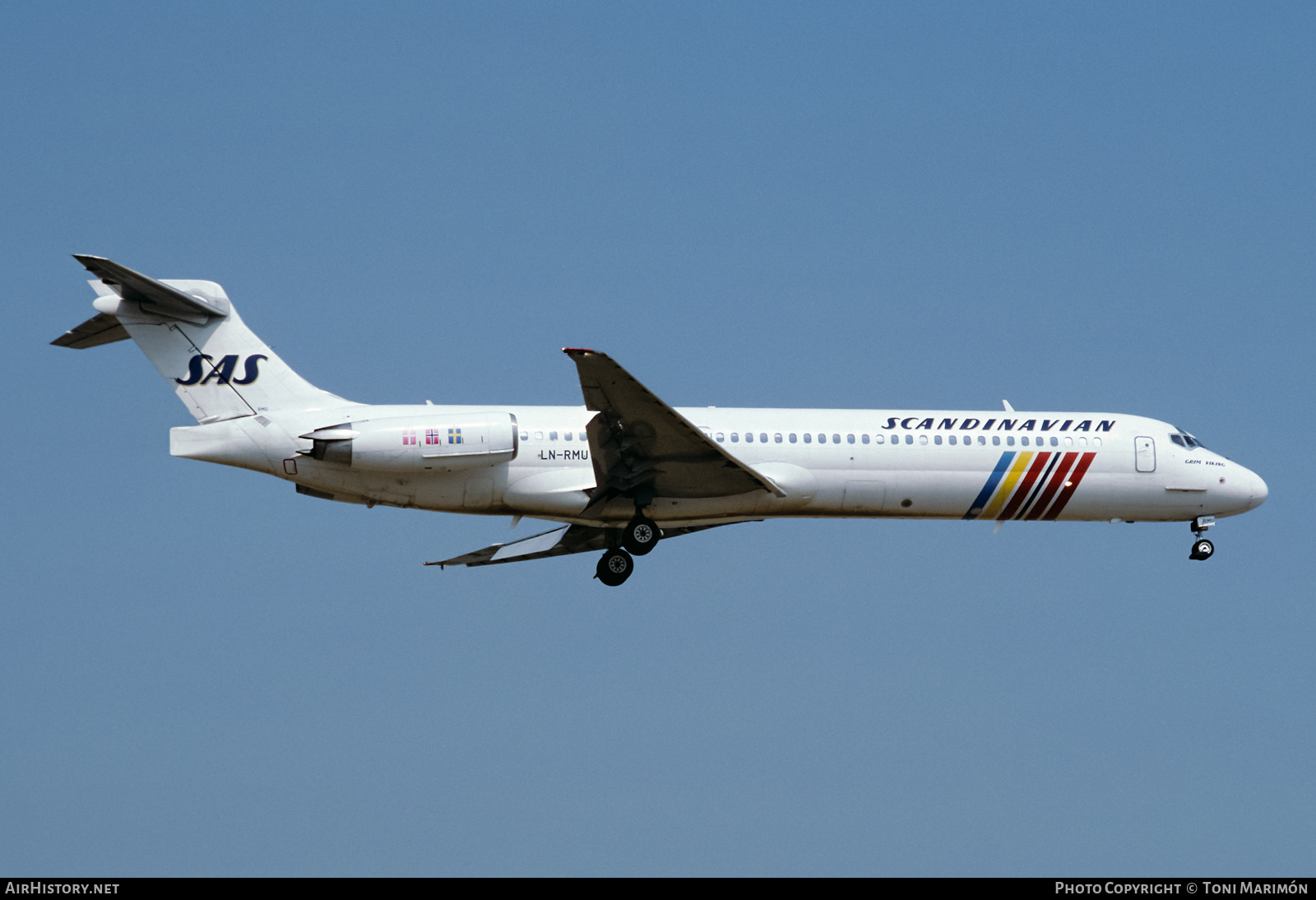 Aircraft Photo of LN-RMU | McDonnell Douglas MD-87 (DC-9-87) | Scandinavian Airlines - SAS | AirHistory.net #456438