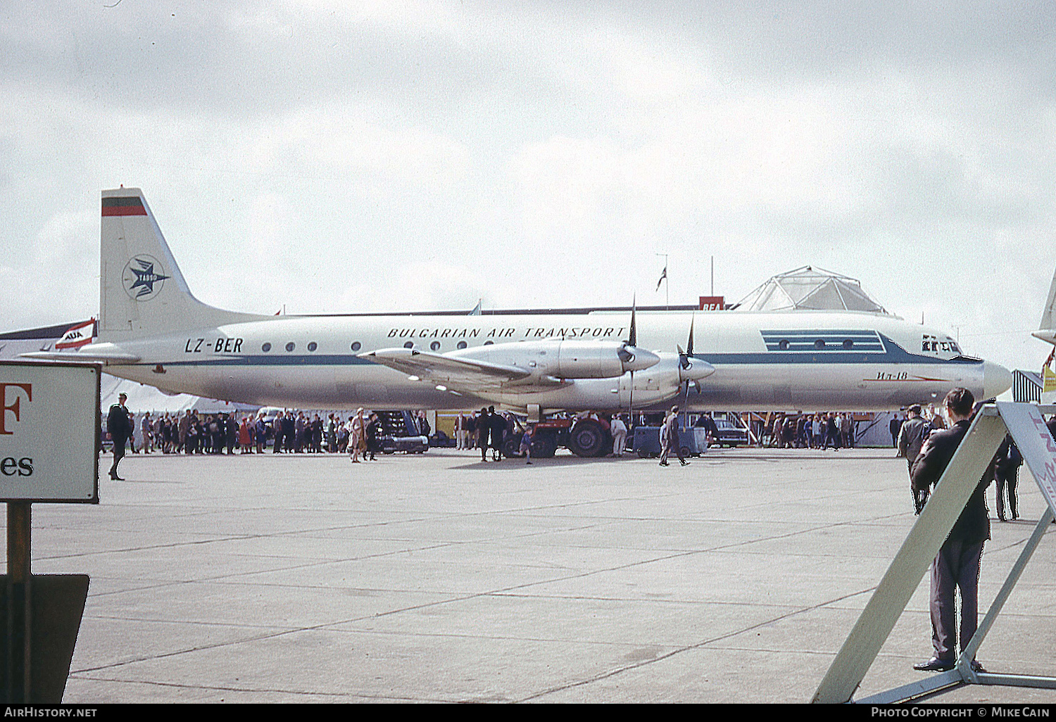Aircraft Photo of LZ-BER | Ilyushin Il-18B | TABSO - Bulgarian Air Transport | AirHistory.net #456456