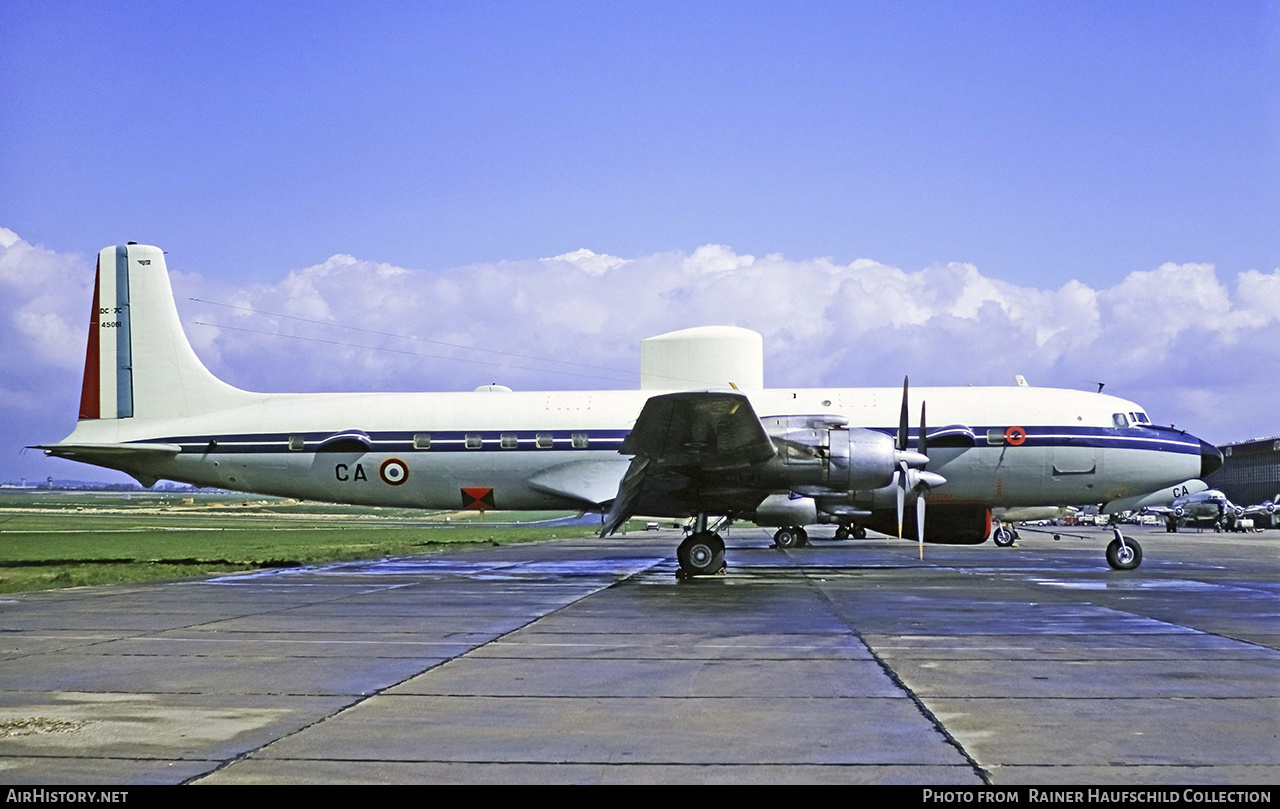 Aircraft Photo of 45061 / F-ZBCA | Douglas DC-7C AMOR | France - Air Force | AirHistory.net #456480