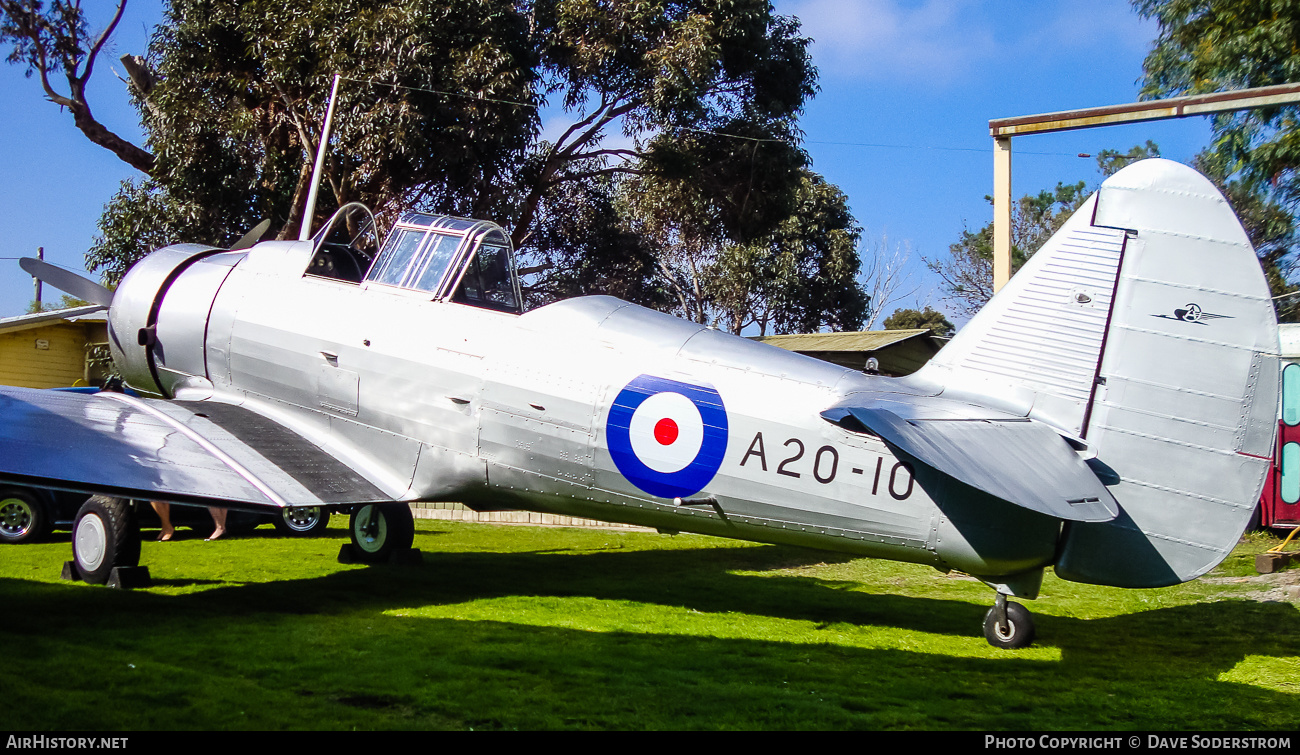 Aircraft Photo of A20-10 | Commonwealth CA-1 Wirraway | Australia - Air Force | AirHistory.net #456488