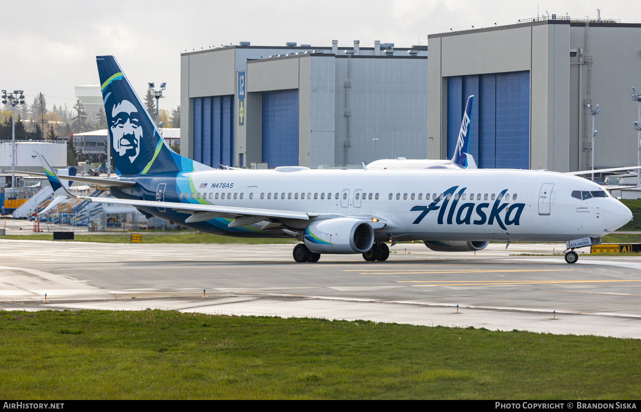 Aircraft Photo of N478AS | Boeing 737-990/ER | Alaska Airlines | AirHistory.net #456501