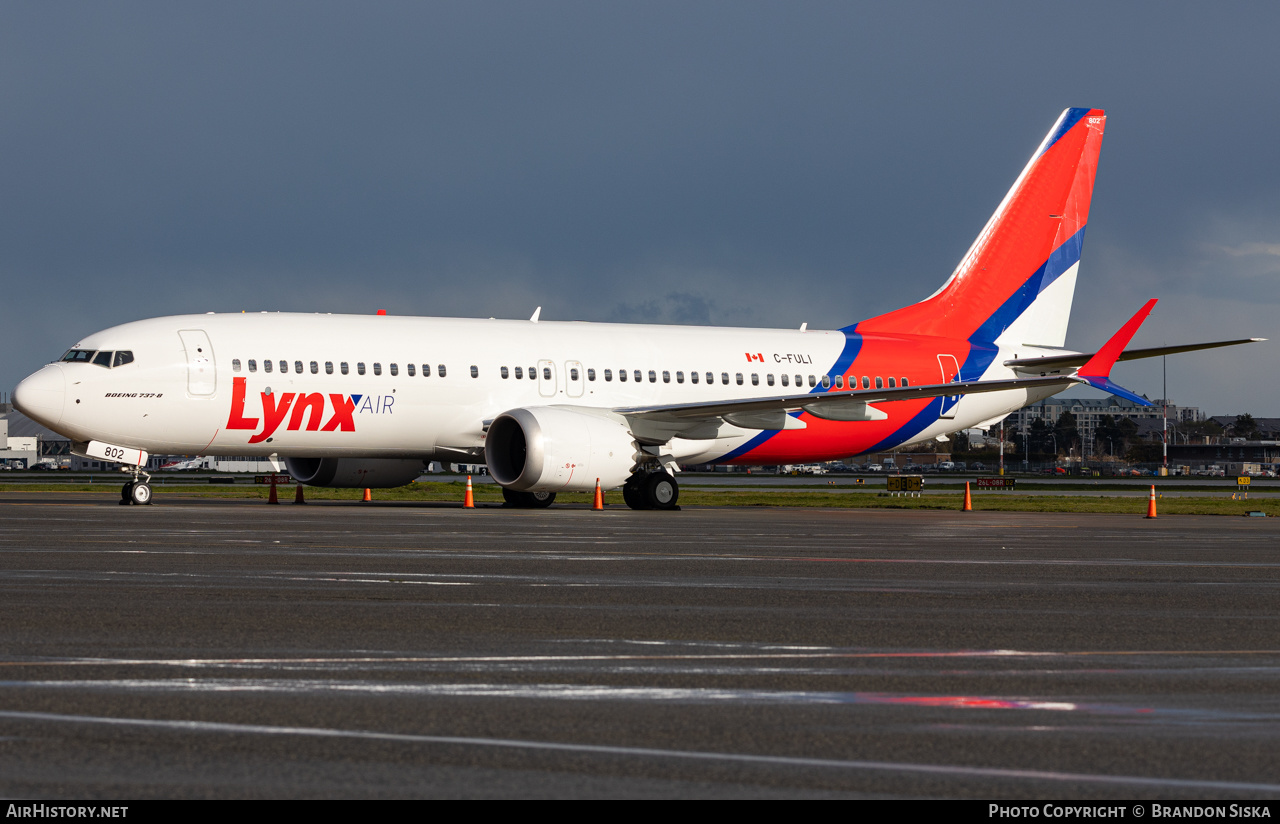 Aircraft Photo of C-FULI | Boeing 737-8 Max 8 | Lynx Air | AirHistory.net #456540