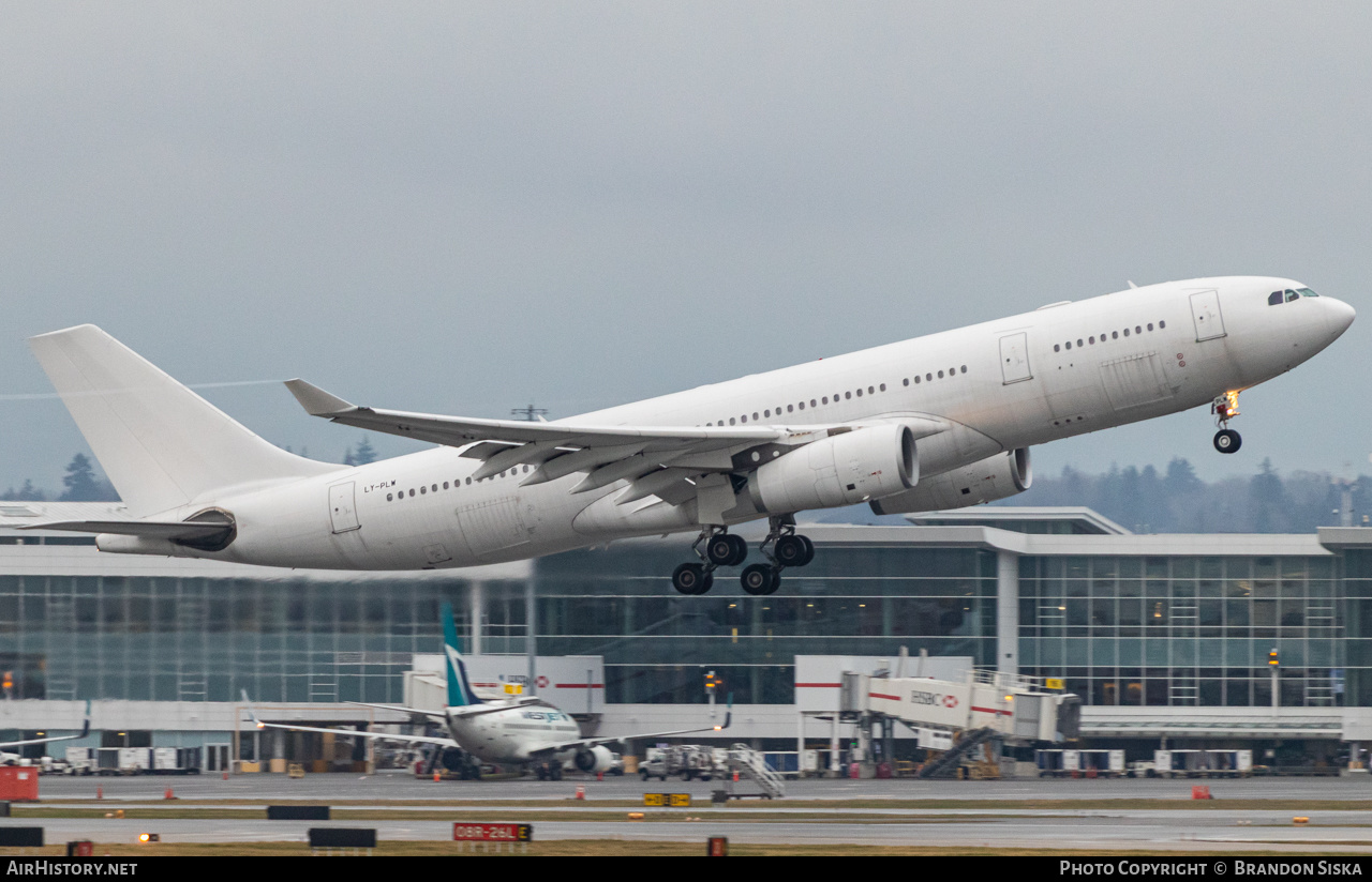 Aircraft Photo of LY-PLW | Airbus A330-243 | AirHistory.net #456545