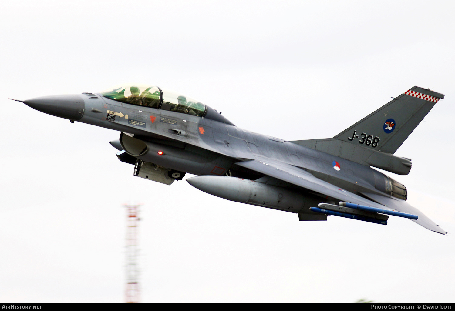 Aircraft Photo of J-368 | General Dynamics F-16BM Fighting Falcon | Netherlands - Air Force | AirHistory.net #456552