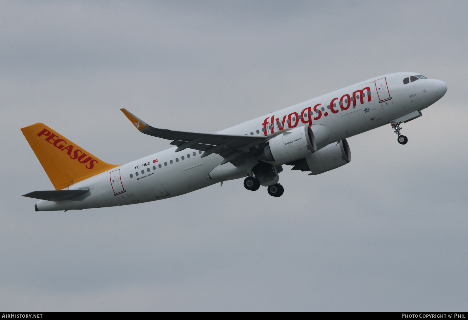 Aircraft Photo of TC-NBC | Airbus A320-251N | Pegasus Airlines | AirHistory.net #456629