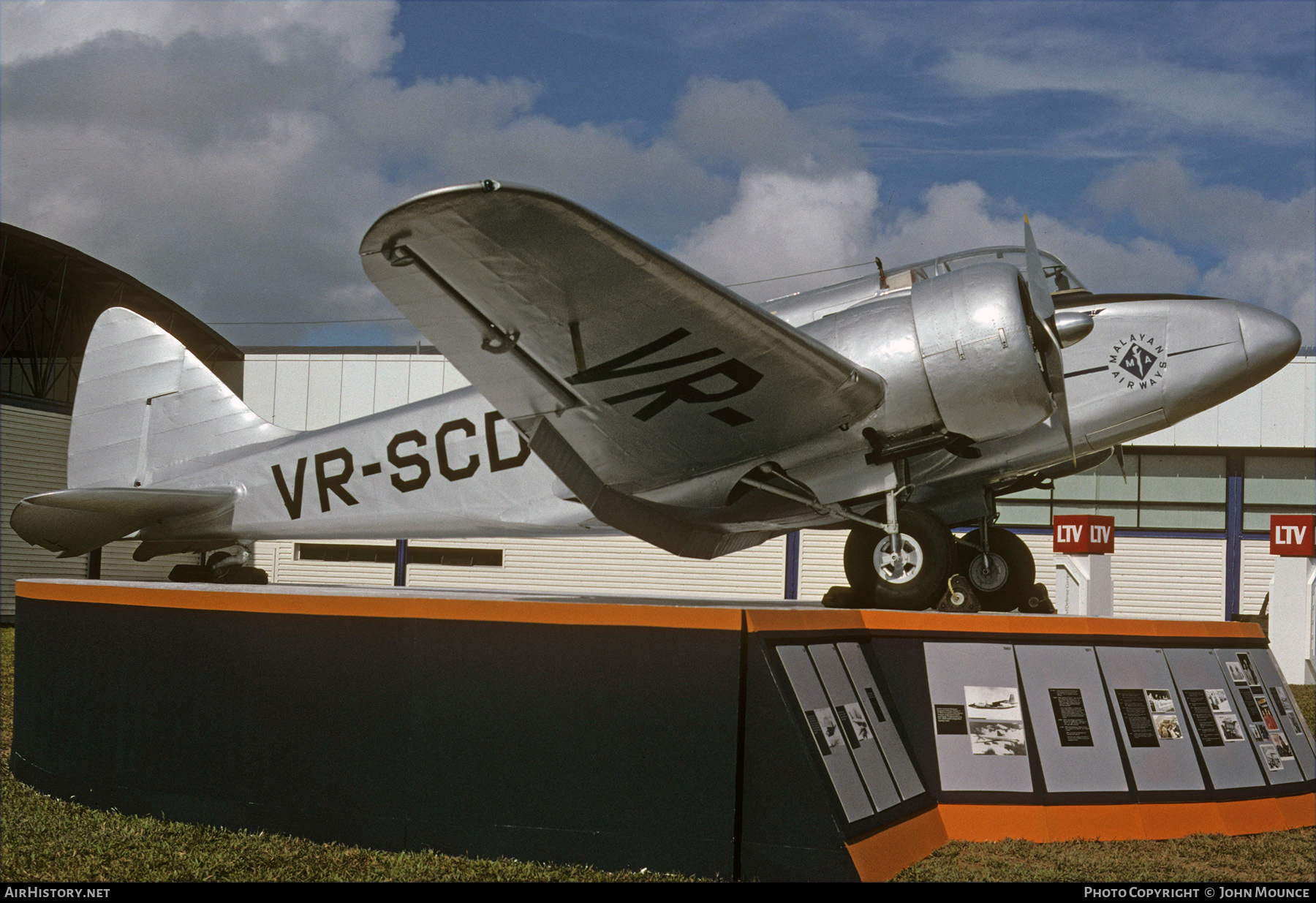 Aircraft Photo of VR-SCD | Airspeed AS-65 Consul | Malayan Airways | AirHistory.net #456677