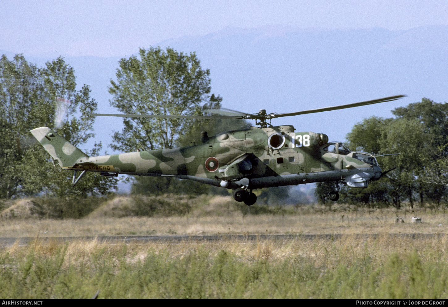 Aircraft Photo of 138 | Mil Mi-24D | Bulgaria - Air Force | AirHistory.net #456721