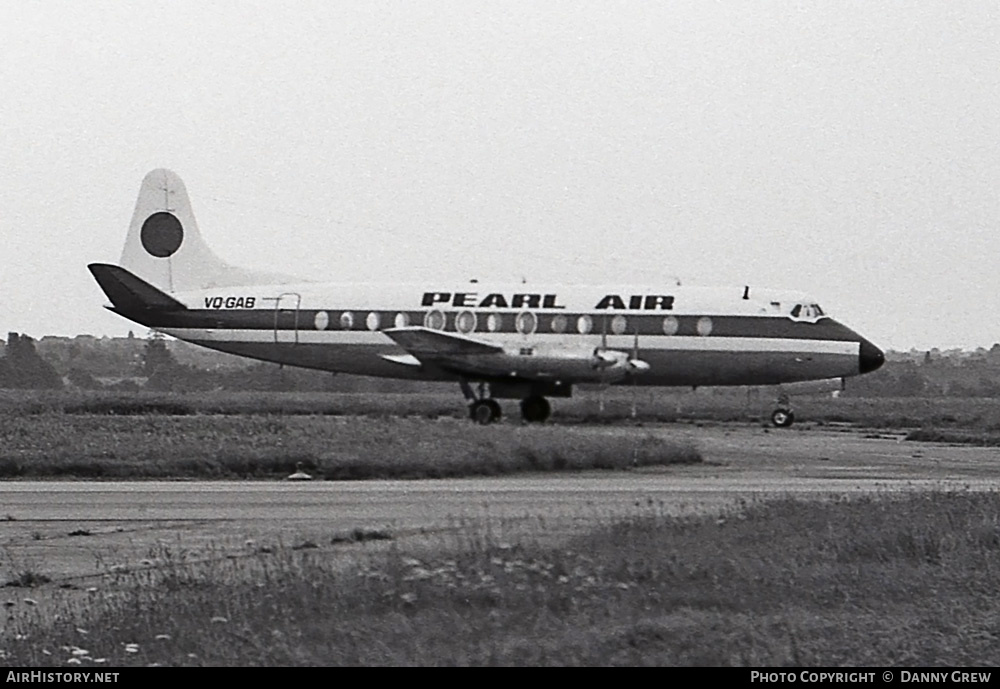 Aircraft Photo of VQ-GAB | Vickers 807 Viscount | Pearl Air | AirHistory.net #456733