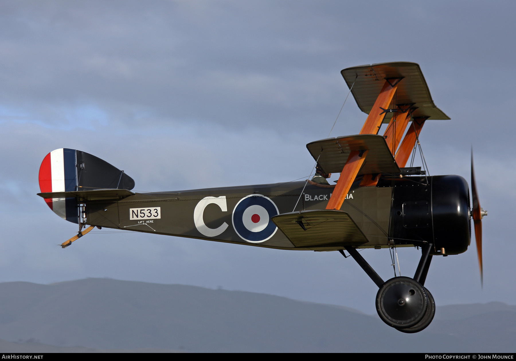 Aircraft Photo of ZK-SOP / N533 | Sopwith Triplane (replica) | UK - Air Force | AirHistory.net #456746