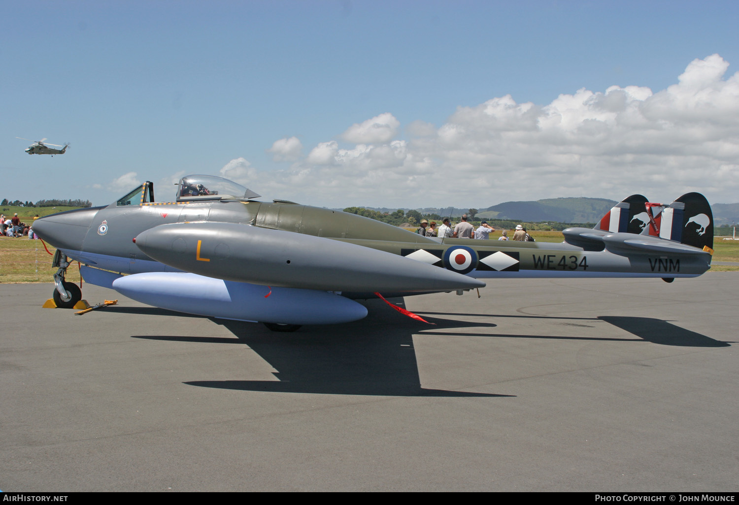 Aircraft Photo of ZK-VNM / VNM / WE434 | De Havilland D.H. 112 Venom FB54 | New Zealand - Air Force | AirHistory.net #456747