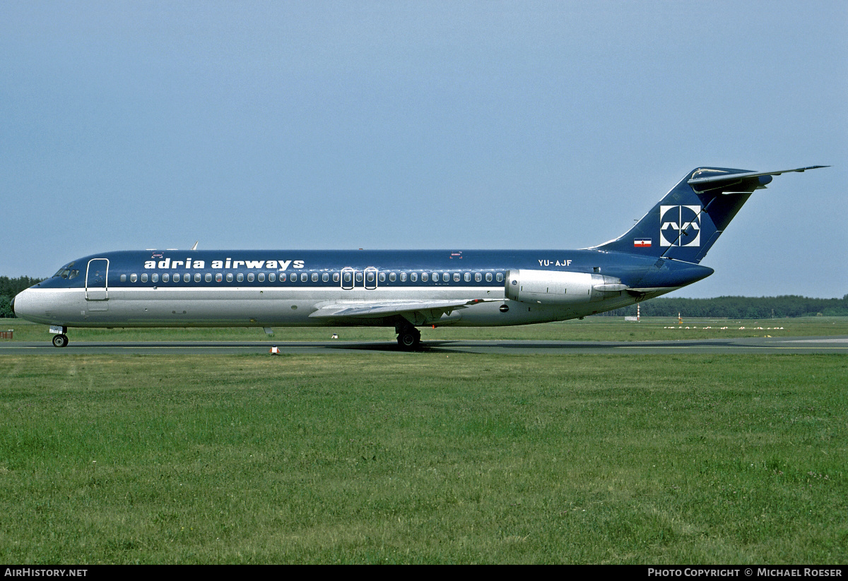 Aircraft Photo of YU-AJF | McDonnell Douglas DC-9-32 | Adria Airways | AirHistory.net #456764
