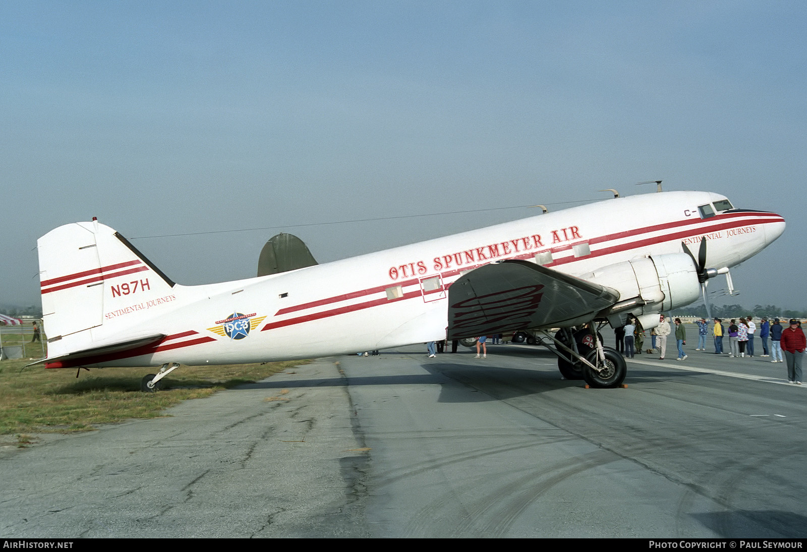 Aircraft Photo of N97H | Douglas DC-3(C) | Otis Spunkmeyer Air | AirHistory.net #456770