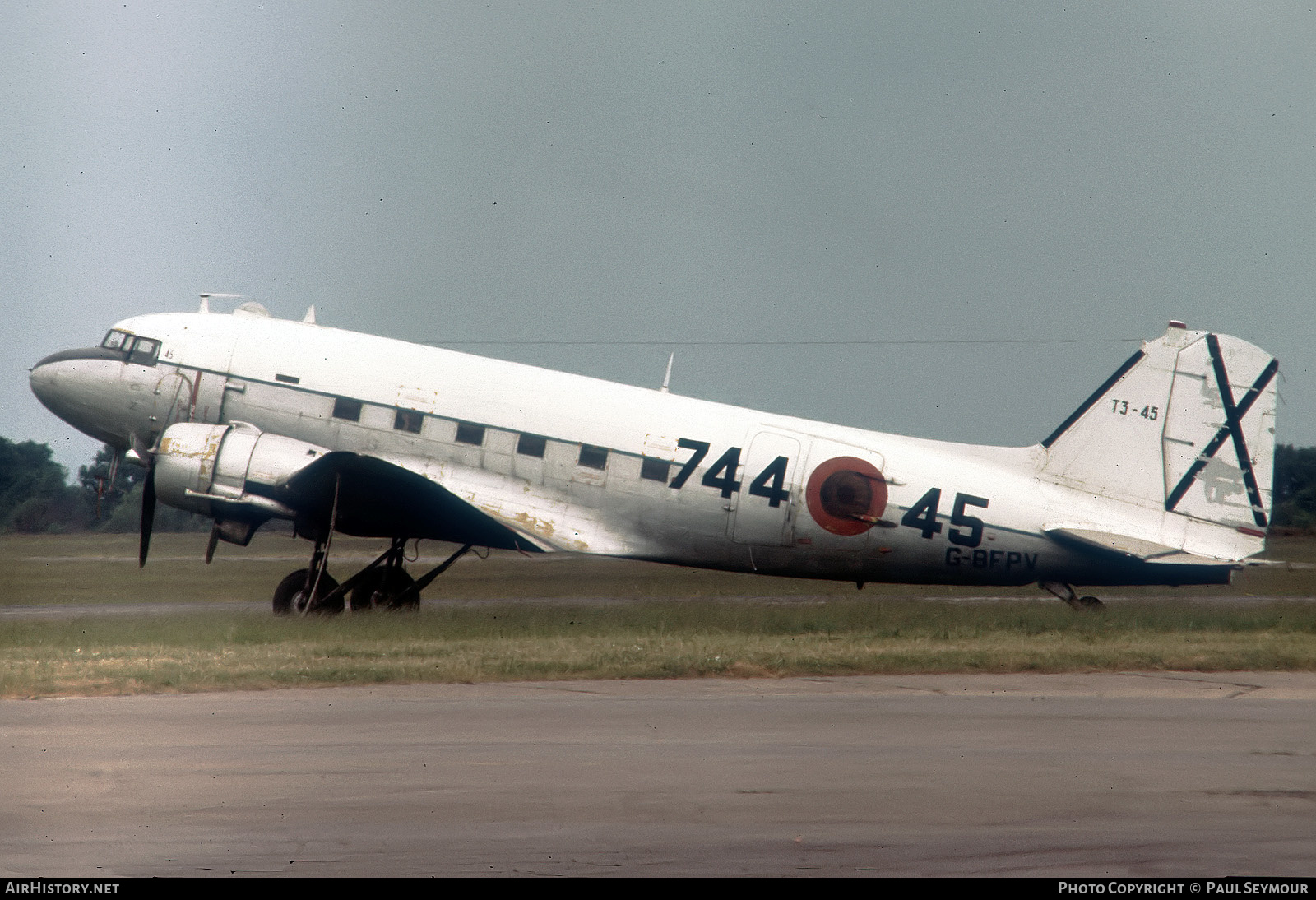 Aircraft Photo of G-BFPV / T3-45 | Douglas C-47B Dakota Mk.4 | Spain - Air Force | AirHistory.net #456789