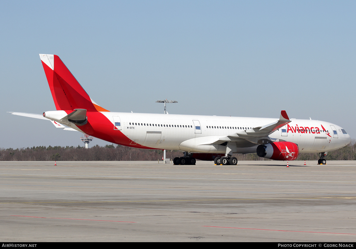 Aircraft Photo of M-IRTK | Airbus A330-343 | Avianca | AirHistory.net #456795