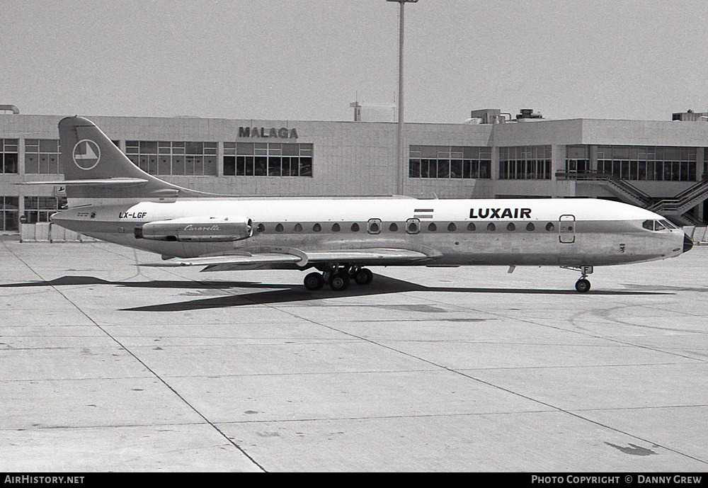 Aircraft Photo of LX-LGF | Sud SE-210 Caravelle VI-R | Luxair | AirHistory.net #456800