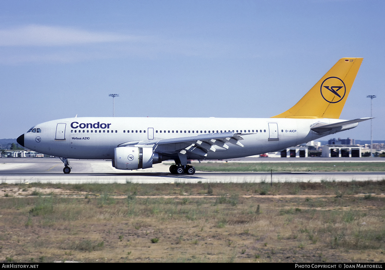 Aircraft Photo of D-AICP | Airbus A310-203 | Condor Flugdienst | AirHistory.net #456831