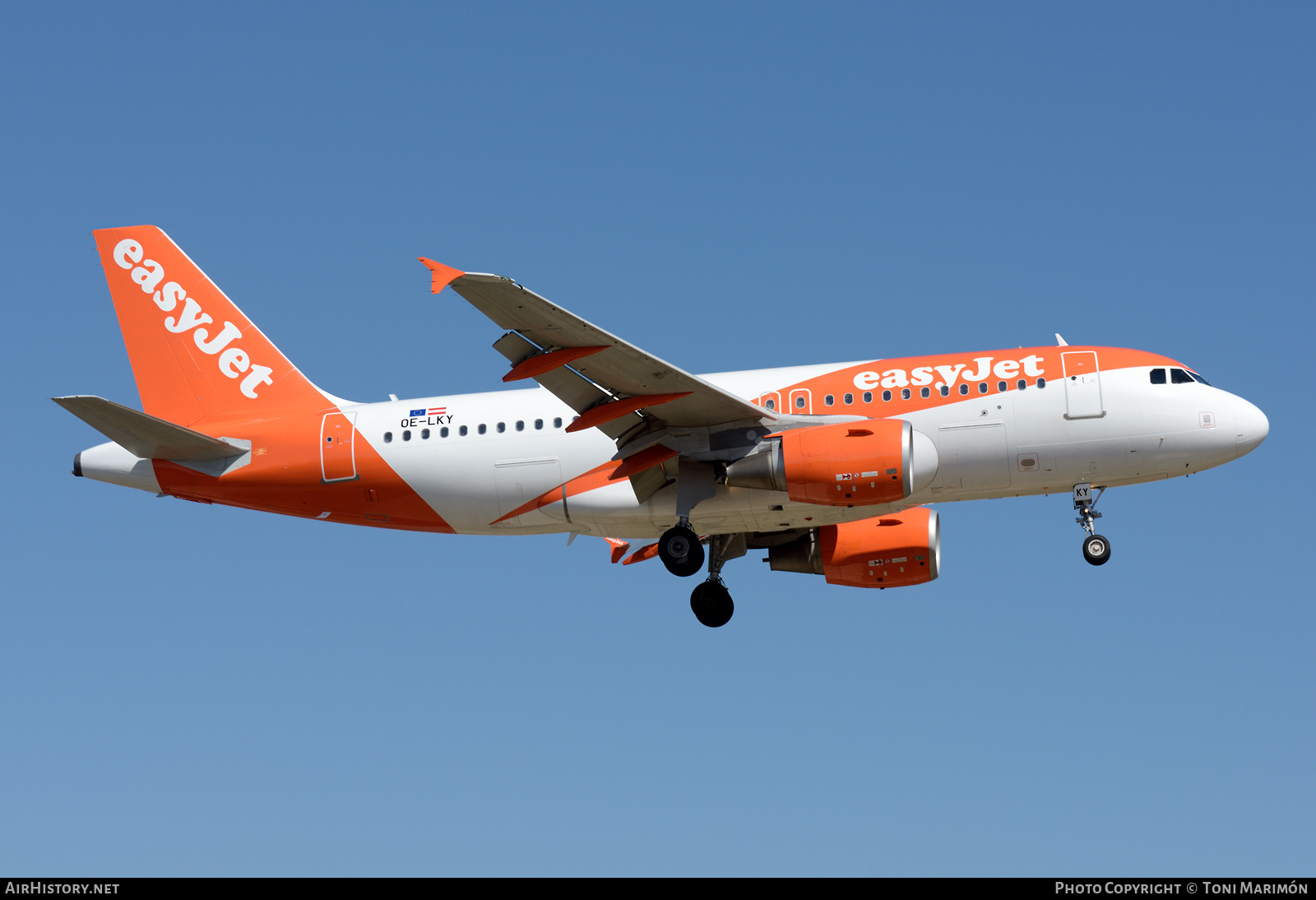 Aircraft Photo of OE-LKY | Airbus A319-111 | EasyJet | AirHistory.net #456842
