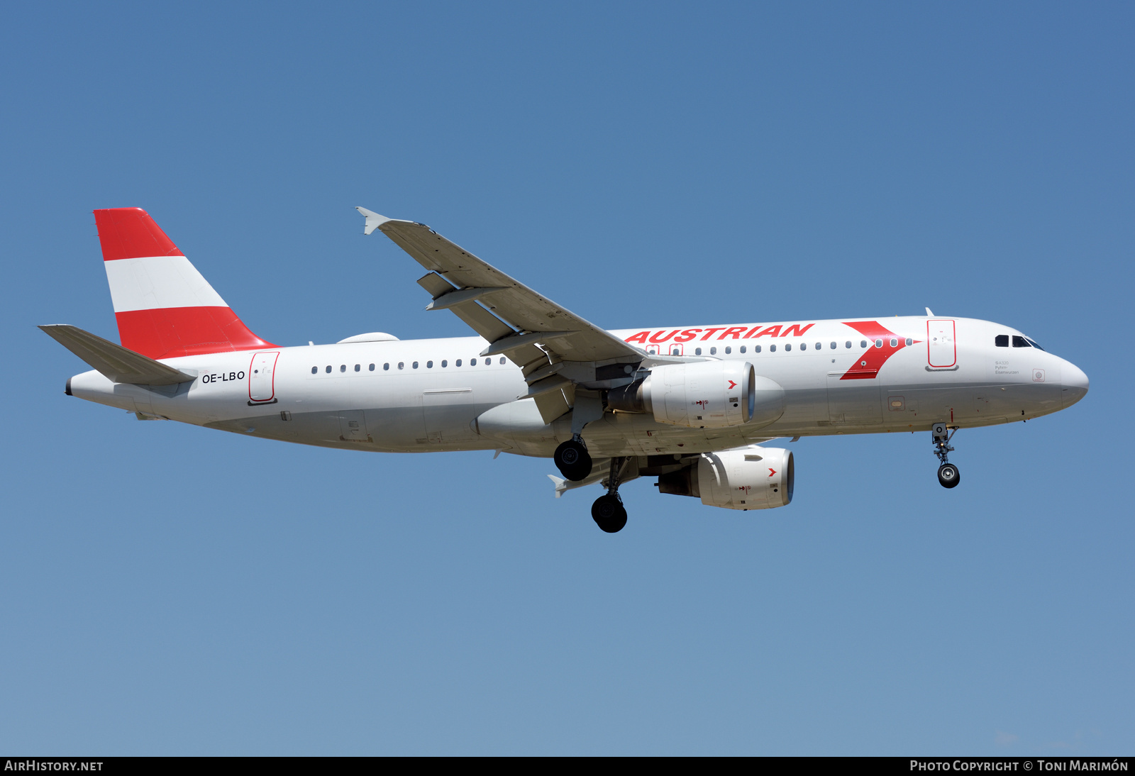 Aircraft Photo of OE-LBO | Airbus A320-214 | Austrian Airlines | AirHistory.net #456846