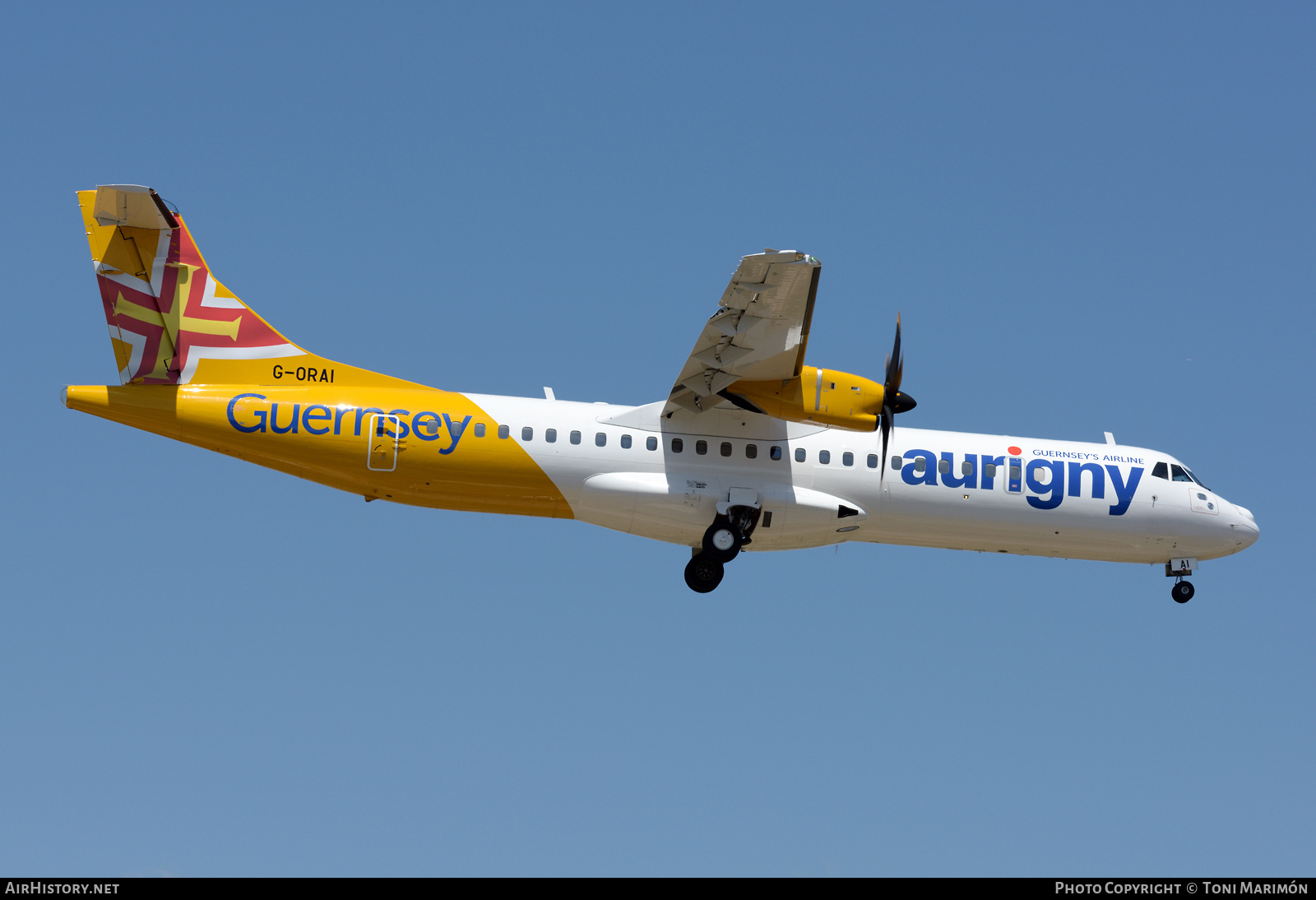 Aircraft Photo of G-ORAI | ATR ATR-72-600 (ATR-72-212A) | Aurigny Air Services | AirHistory.net #456847