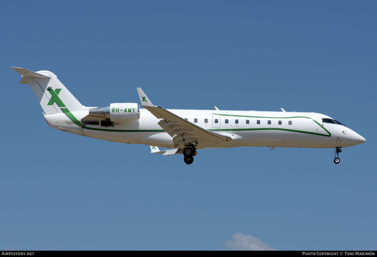 Aircraft Photo of 9H-AMY | Bombardier Challenger 850 (CRJ-200SE/CL-600-2B19) | AirX Charter | AirHistory.net #456851