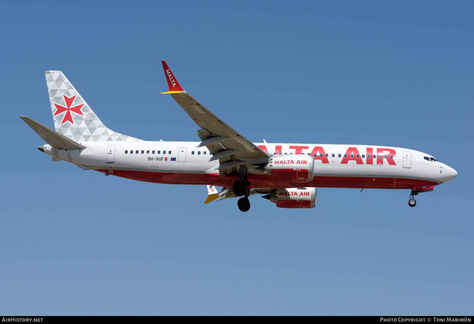 Aircraft Photo of 9H-VUF | Boeing 737-8200 Max 200 | Malta Air | AirHistory.net #456853