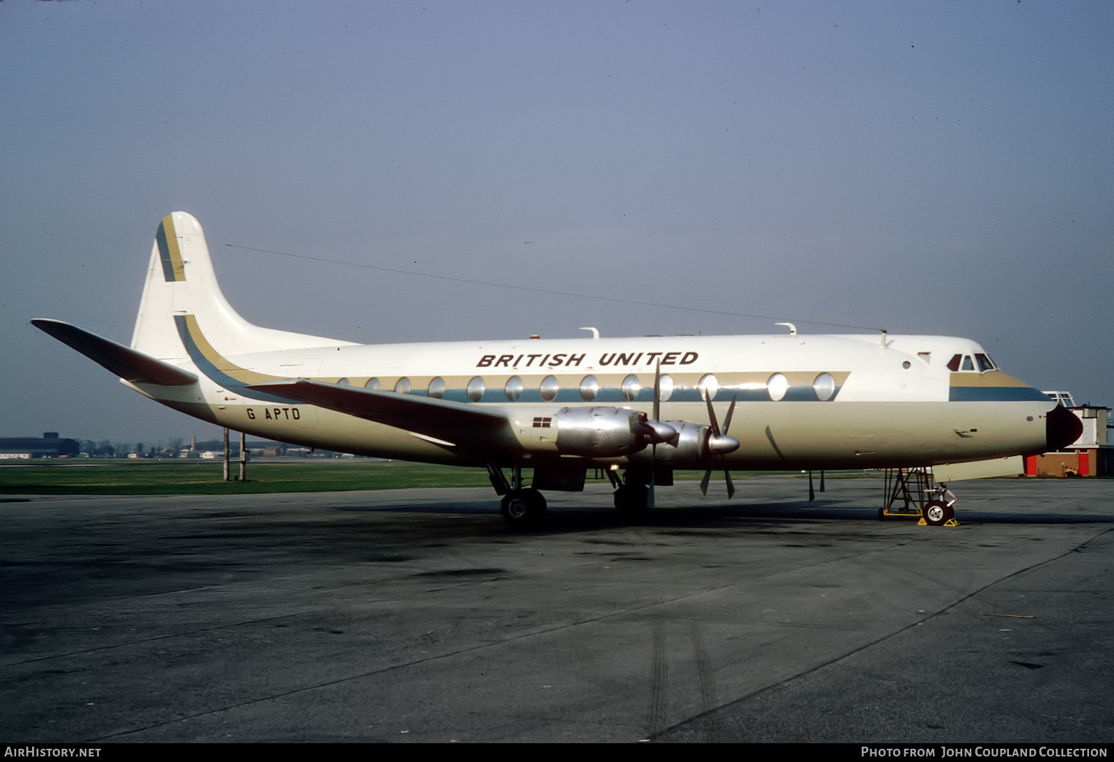 Aircraft Photo of G-APTD | Vickers 833 Viscount | British United Airways - BUA | AirHistory.net #456858