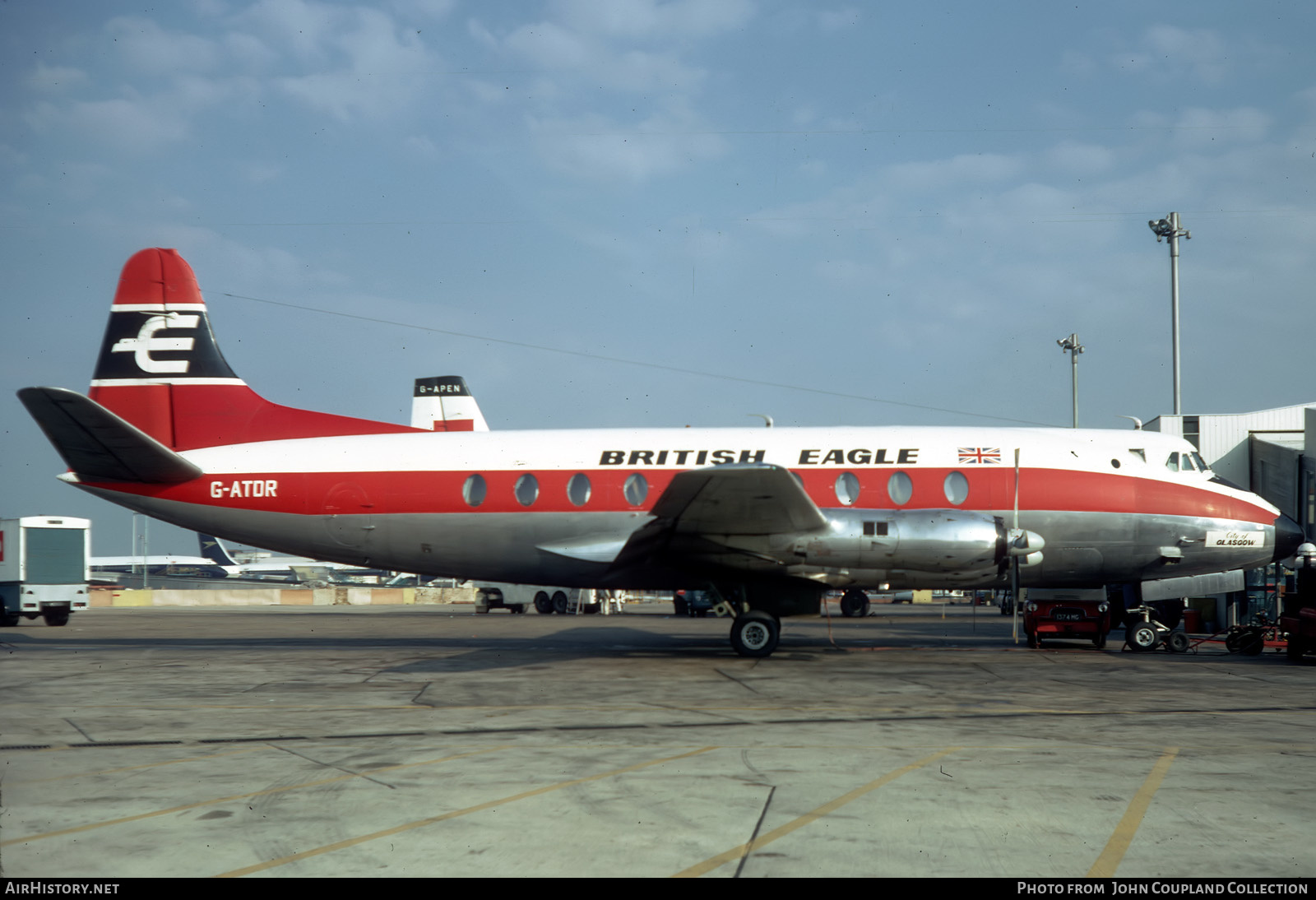 Aircraft Photo of G-ATDR | Vickers 739A Viscount | British Eagle International Airlines | AirHistory.net #456863