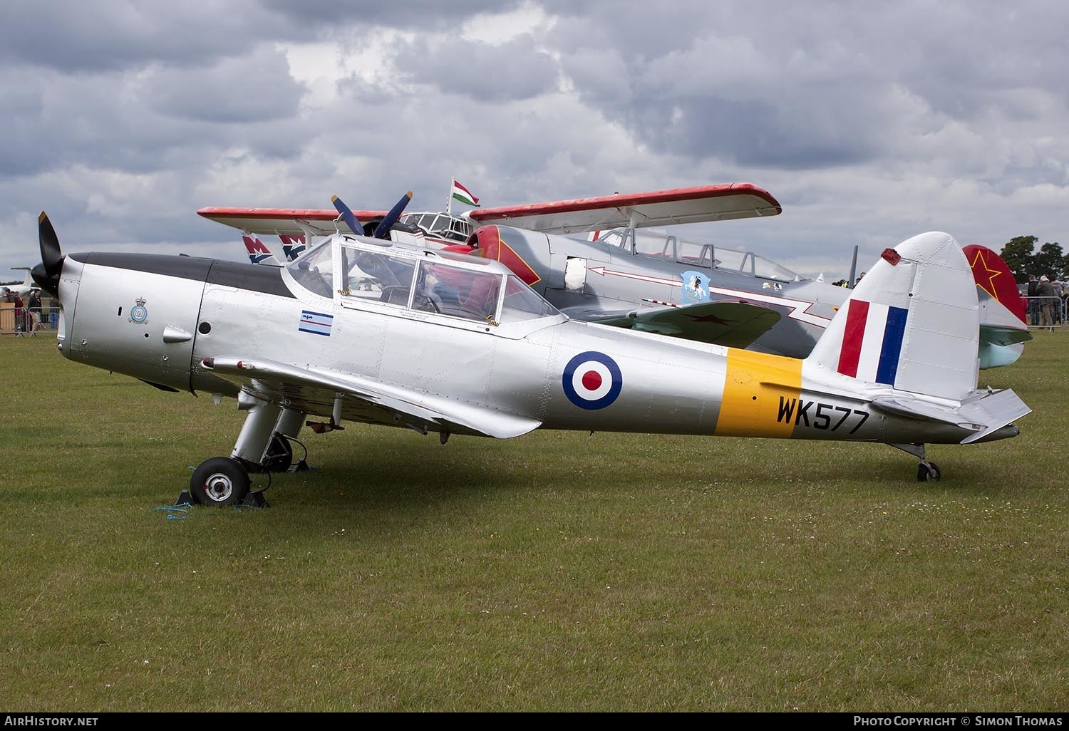 Aircraft Photo of G-BCYM / WK577 | De Havilland DHC-1 Chipmunk Mk22 | UK - Air Force | AirHistory.net #456878
