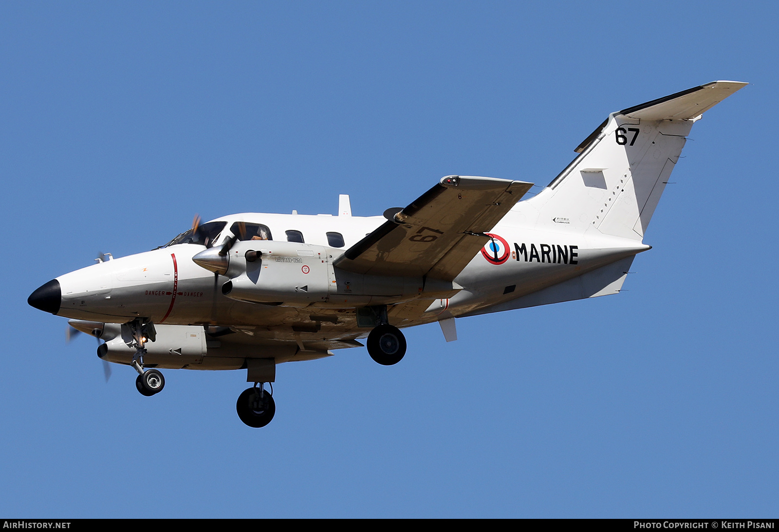 Aircraft Photo of 67 | Embraer EMB-121AN Xingu | France - Navy | AirHistory.net #456884