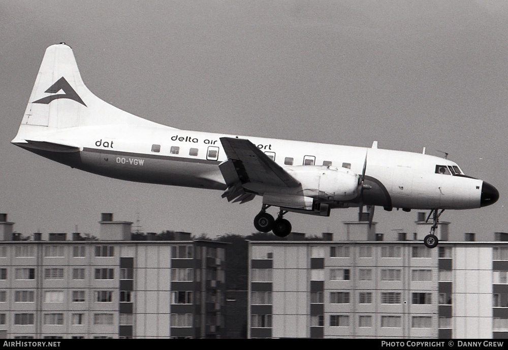 Aircraft Photo of OO-VGW | Convair 440-0 Metropolitan | Delta Air Transport - DAT | AirHistory.net #456888