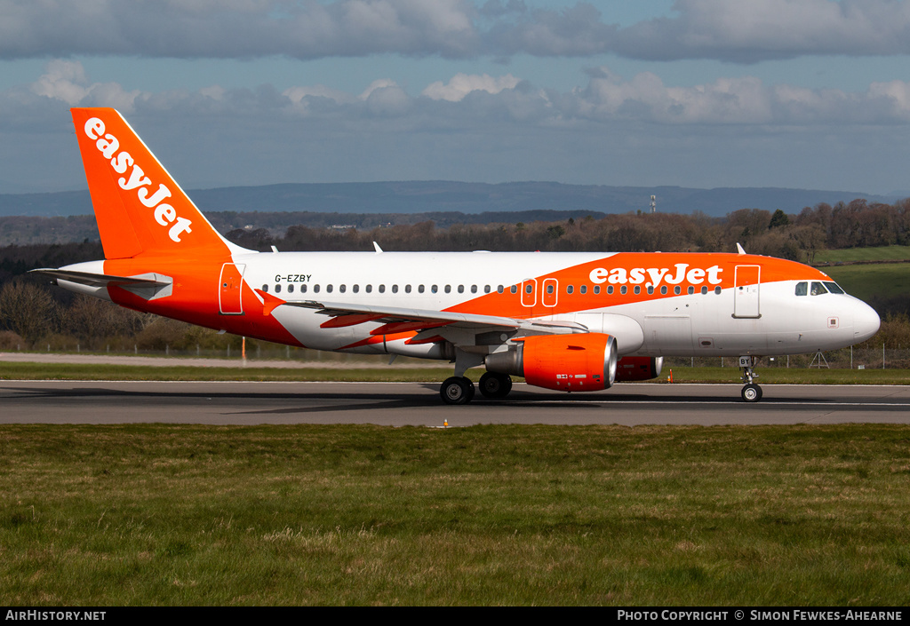 Aircraft Photo of G-EZBY | Airbus A319-111 | EasyJet | AirHistory.net #456954