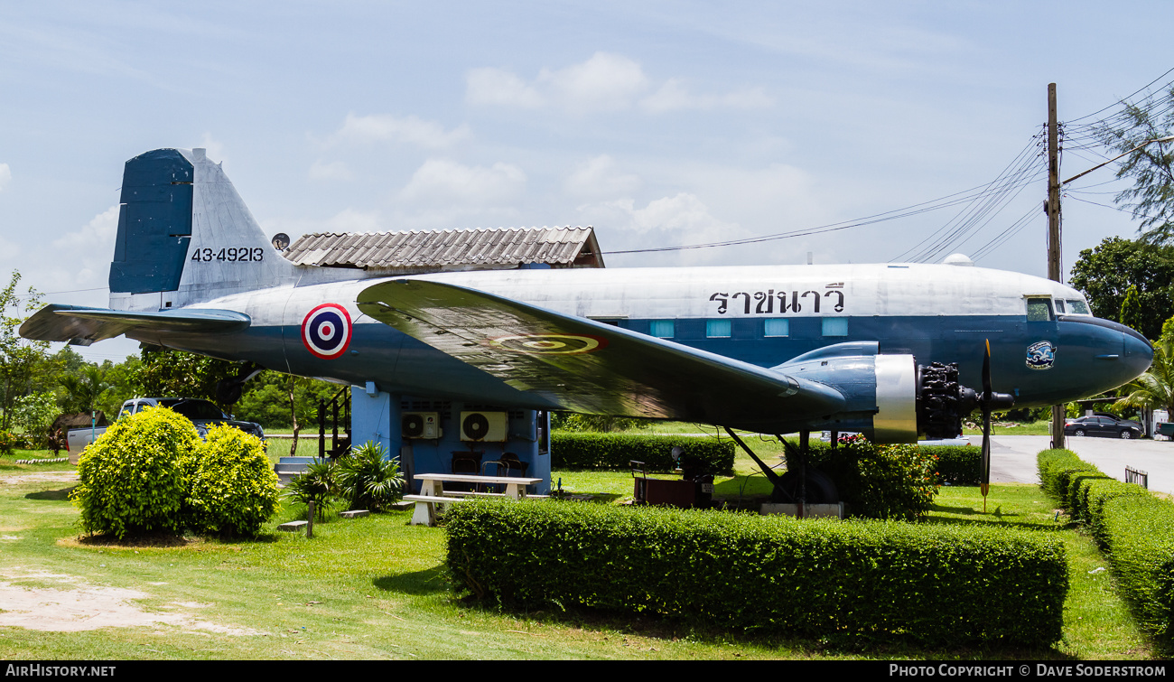 Aircraft Photo of 43-49213 | Douglas C-47B Skytrain | Thailand - Navy | AirHistory.net #456963
