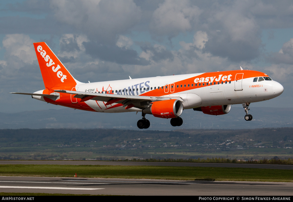 Aircraft Photo of G-EZUC | Airbus A320-214 | EasyJet | AirHistory.net #456978