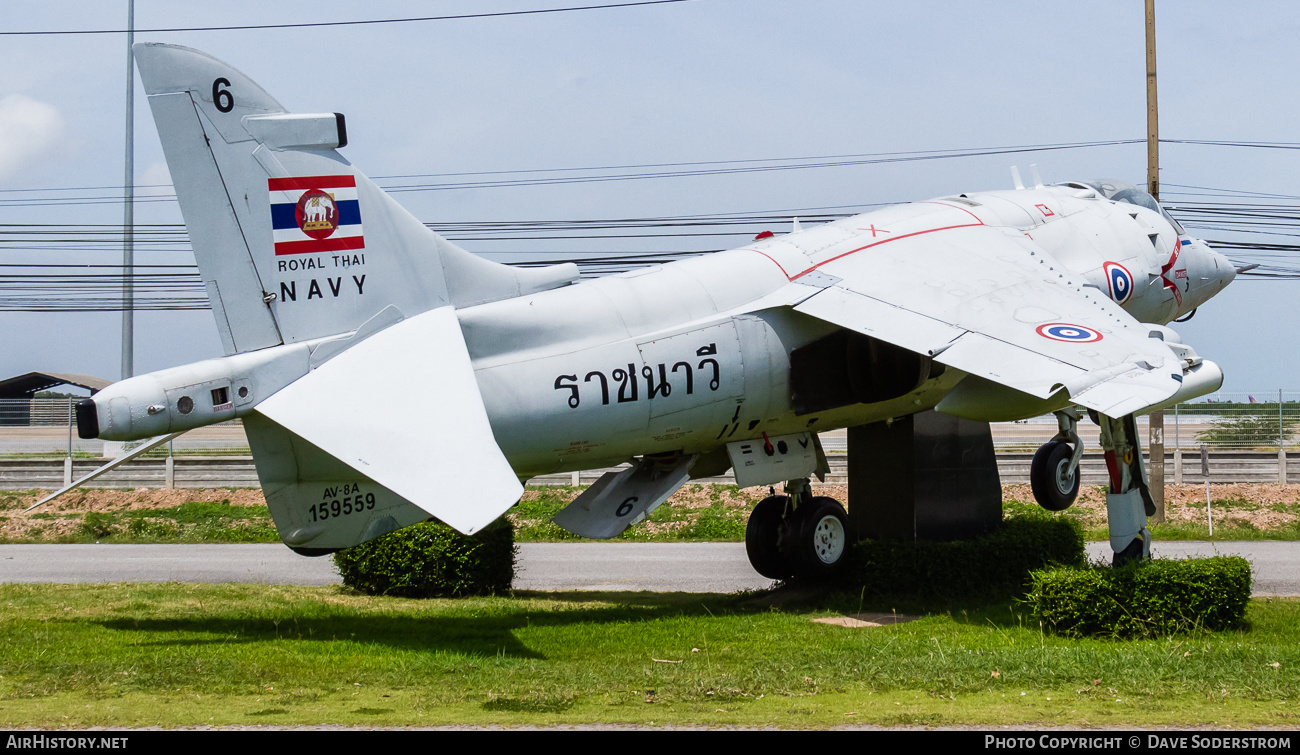 Aircraft Photo of 3106 / 159559 | Hawker Siddeley AV-8S Matador | Thailand - Navy | AirHistory.net #456991