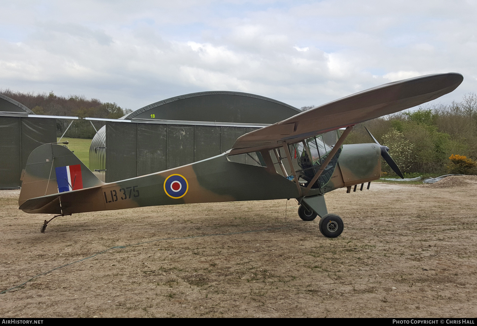 Aircraft Photo of G-AHGW / LB375 | Taylorcraft D/1 Auster Mk1 | UK - Army | AirHistory.net #456992