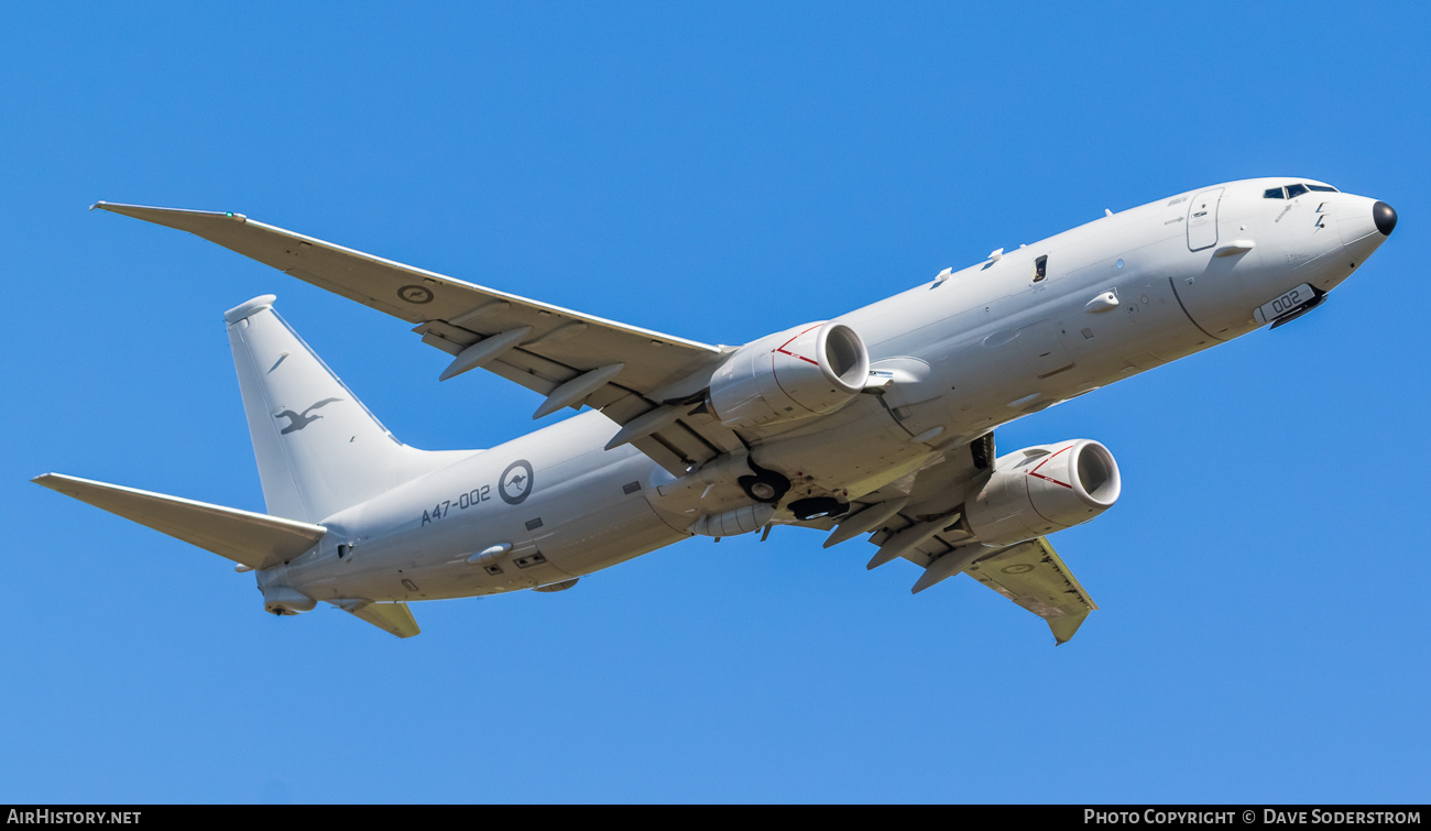 Aircraft Photo of A47-002 | Boeing P-8A Poseidon | Australia - Air Force | AirHistory.net #457014