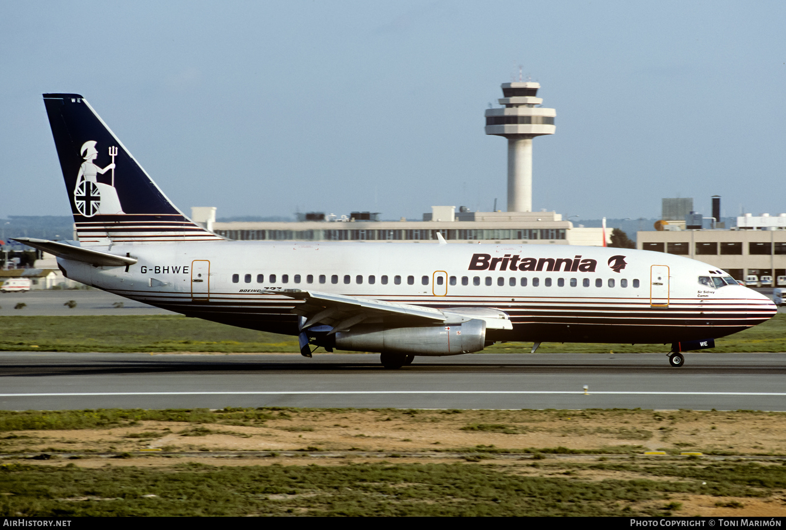 Aircraft Photo of G-BHWE | Boeing 737-204/Adv | Britannia Airways | AirHistory.net #457037